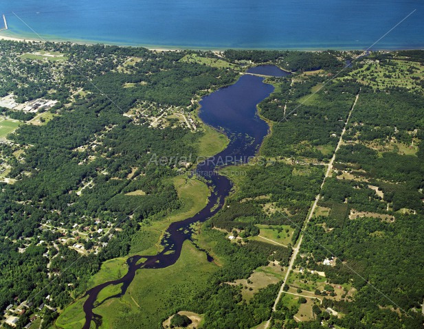 Lincoln Lake in Mason County, Michigan